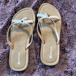 High tide flip flops
